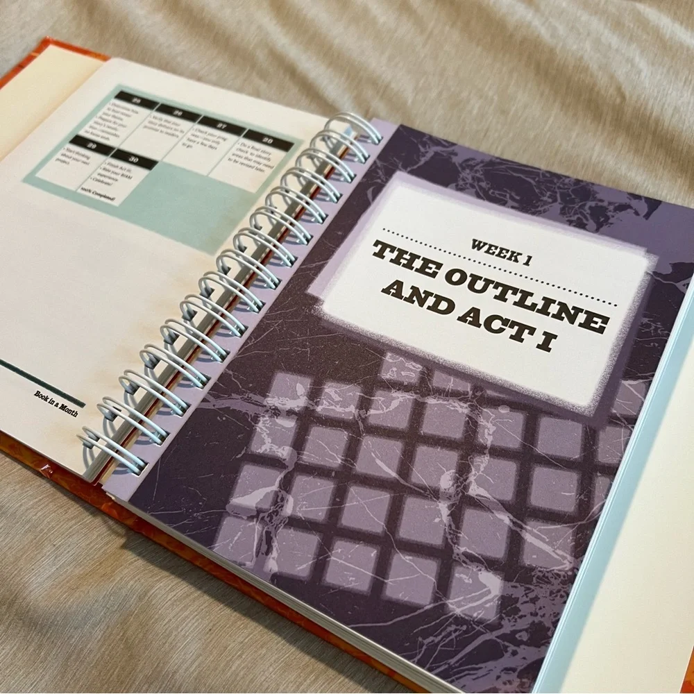 Book in a Month by Victoria Lynn Schmidt | Novel Writing Planner & Guide